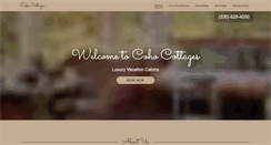 Desktop Screenshot of cohocottages.com